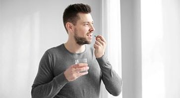 the man was taking medication for the treatment of prostatitis