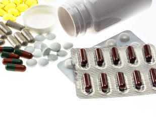 the capsules and tablets at